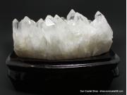 巴西消磁淨化大型白水晶簇 晶體粗壯 鎮宅改運風水石【已售出】