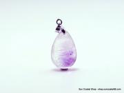 頂級紫水晶三輪骨幹 水滴形吊墜【已售出】