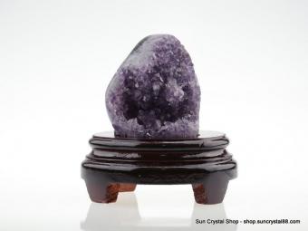 頂級小型消磁紫水晶簇 結晶花晶體【已售出】