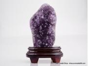 頂級巴西中型紫水晶簇 招財鎮宅、消磁防輻射、加強記憶【已售出】