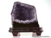 頂級端正巴西紫水晶洞 洞口極大 聚財利器 極為稀少迷你晶洞【已售出】