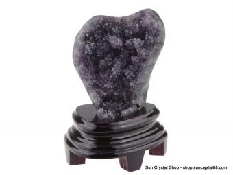 頂級烏拉圭小型紫水晶簇 滿佈結晶花 招財鎮宅、消磁防輻射、加強記憶【已售出】
