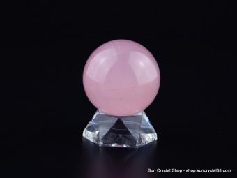 頂級粉嫩粉晶球47mm【已售出】
