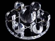 優質白水晶球七星陣 可鎮宅、避邪、打散負能量、提升靈性