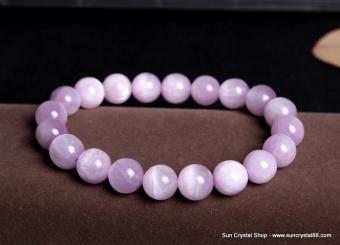 頂級嬌艷紫鋰輝石手珠 多種尺寸可選