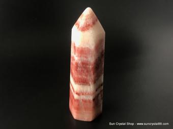 優質紅紋石水晶柱 招愛情之石、旺家庭運、令人開心、消鬱悶【已售出】