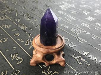 優質紫水晶柱