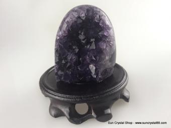 頂級烏拉圭小型紫水晶簇 招財鎮宅、消磁防輻射、加強記憶【已售出】