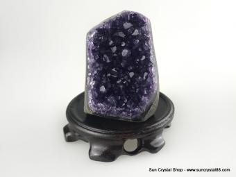 頂級烏拉圭小型紫水晶簇 招財鎮宅、消磁防輻射、加強記憶【已售出】 